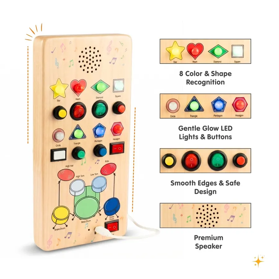 Beat Maker features: colour & shape recognition, glow LED lights, smooth edges, premium speaker